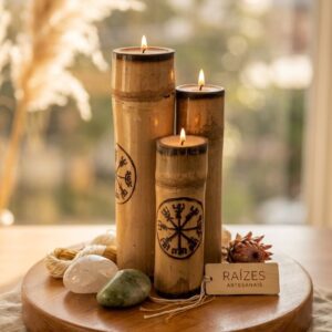 velas de bambú