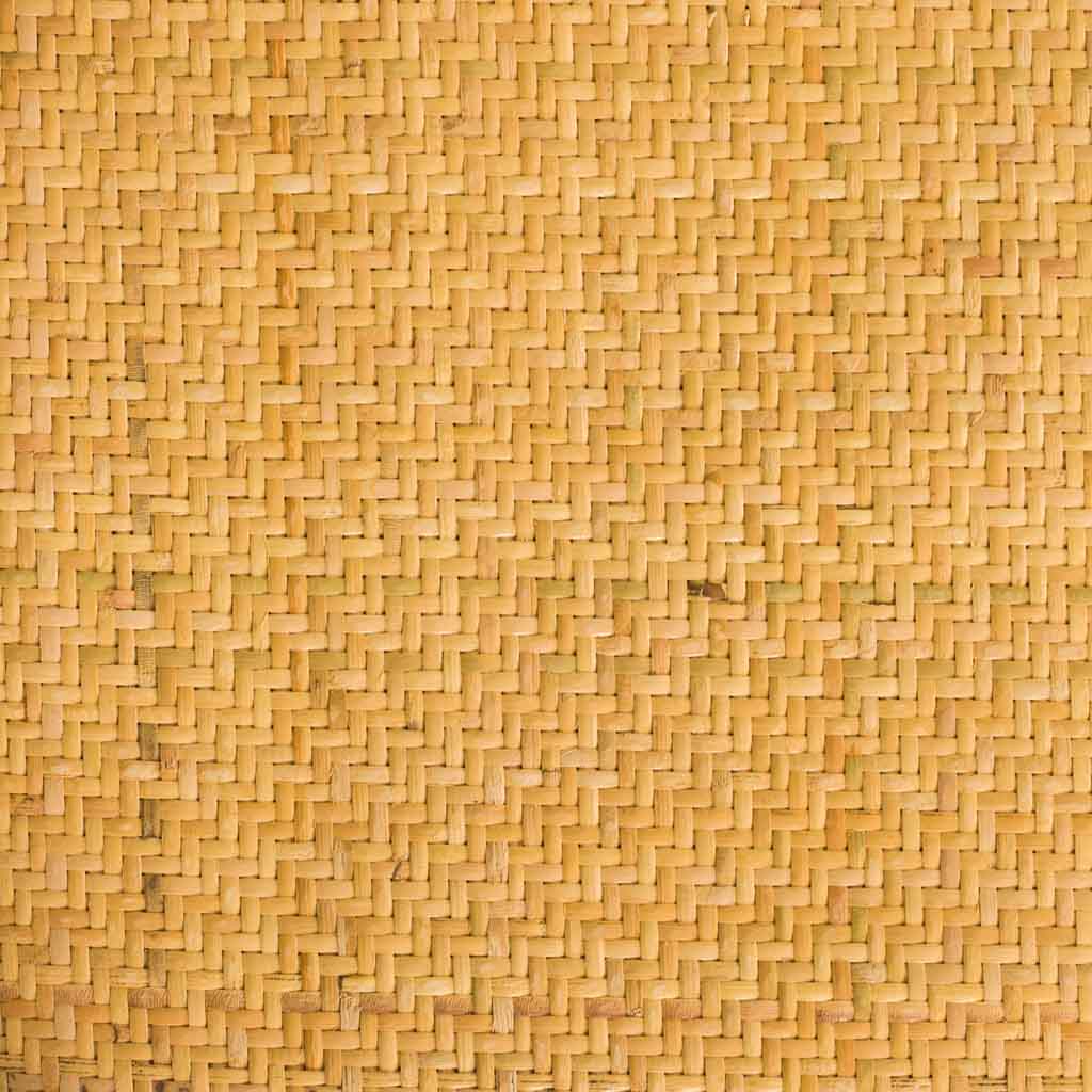 Silla de madera y asiento de ratán marrón 44x42x46/88 - Imagen 3