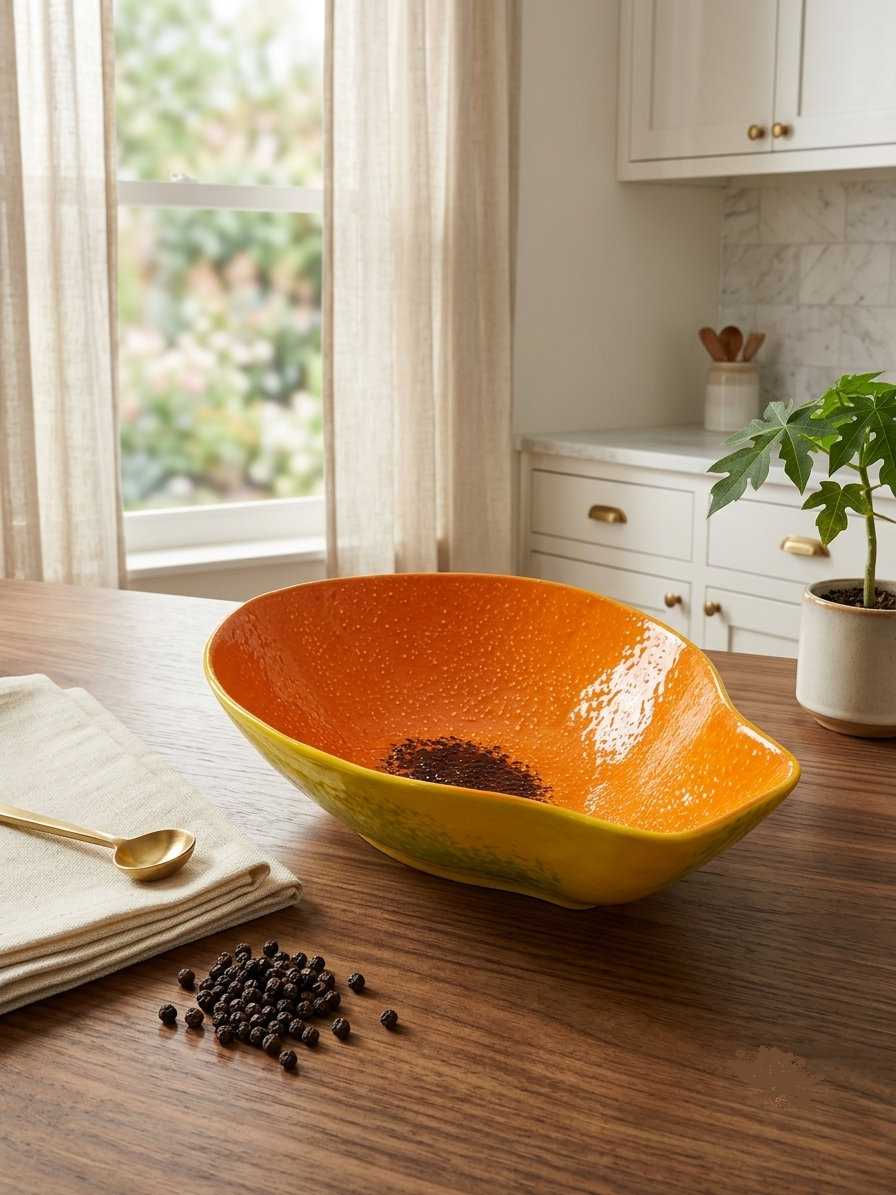BOL DE PORCELANA PAPAYA