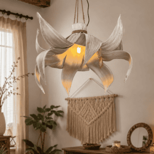 Lámpara de Techo de Hojas de Coco – 80 cm de Diámetro