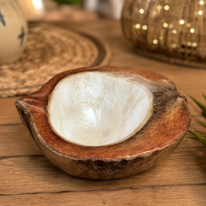 Cuenco de Cáscara de Coco con Nácar