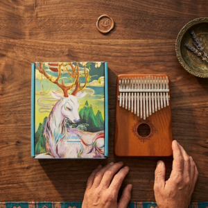 Kalimba de Madera de 17 Teclas con Caja de Regalo